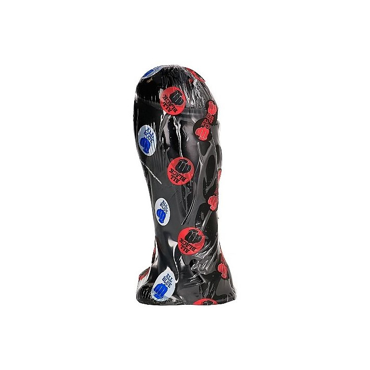 ALL BLACK DONG 22 CM PUNTA ANCHA
