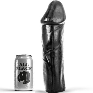 ALL BLACK DONG 28 CM SIN TESTICULOS