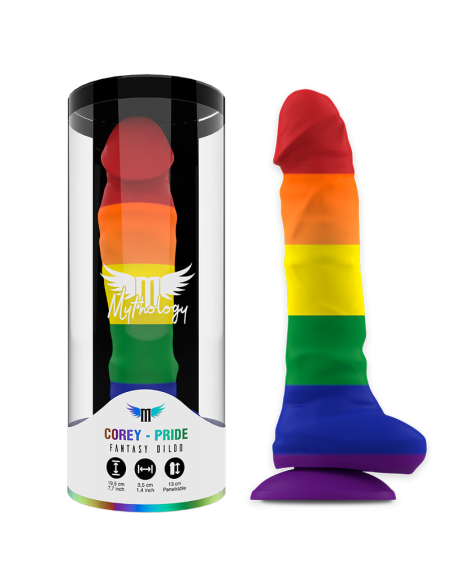 MYTHOLOGY COREY PRIDE DILDO L MYTHOLOGY COREY PRIDE DILDO L