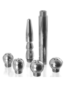 METAL HARD SET LIMPIEZA VAGINAL ANAL 5PCS