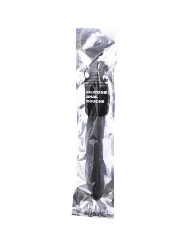 ALL BLACK DUCHA ANAL SILICONA 27 CM