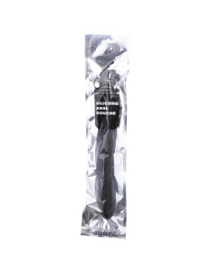 ALL BLACK RIDGED DUCHA ANAL SILICONA 27 CM 2