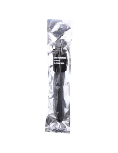 ALL BLACK RIDGED DUCHA ANAL SILICONA 27 CM