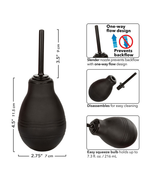 CALEXOTICS ONE WAY DUCHA ANAL NEGRO CALEXOTICS ONE WAY DUCHA ANAL NEGRO