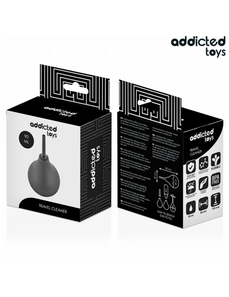 ADDICTED TOYS LIMPIADOR ANAL DE VIAJE TALLA S 90 ML