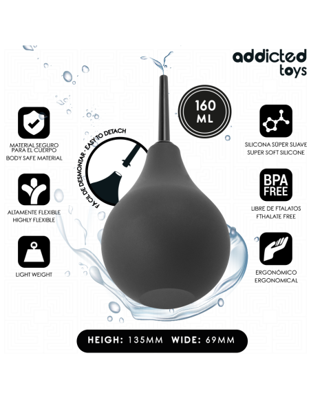 ADDICTED TOYS LIMPIADOR ANAL DE VIAJE TALLA M 160 ML ADDICTED TOYS LIMPIADOR ANAL DE VIAJE TALLA M 160 ML