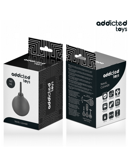 ADDICTED TOYS LIMPIADOR ANAL DE VIAJE TALLA M 160 ML ADDICTED TOYS LIMPIADOR ANAL DE VIAJE TALLA M 160 ML