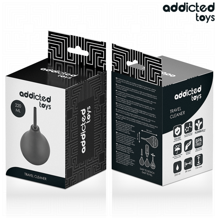 ADDICTED TOYS LIMPIADOR ANAL DE VIAJE TALLA L 220 ML