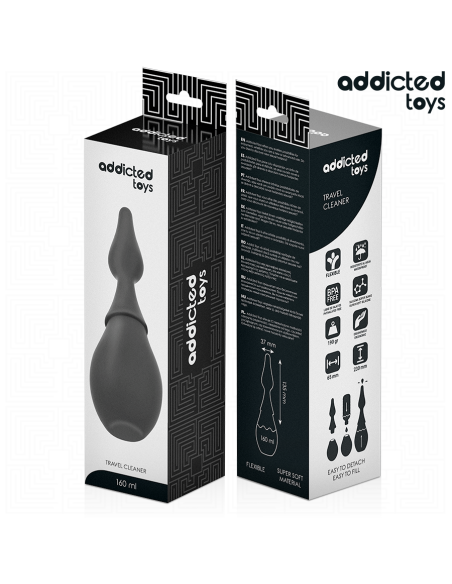 ADDICTED TOYS LIMPIADOR DE VIAJE SILICONA MODELO 1 ADDICTED TOYS LIMPIADOR DE VIAJE SILICONA MODELO 1