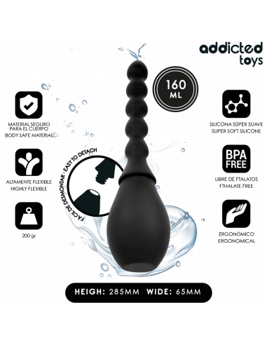 ADDICTED TOYS LIMPIADOR DE VIAJE SILICONA MODELO 2