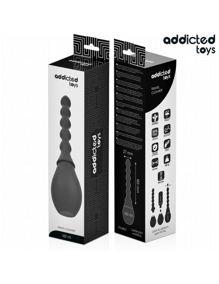 ADDICTED TOYS LIMPIADOR DE VIAJE SILICONA MODELO 2 ADDICTED TOYS LIMPIADOR DE VIAJE SILICONA MODELO 2