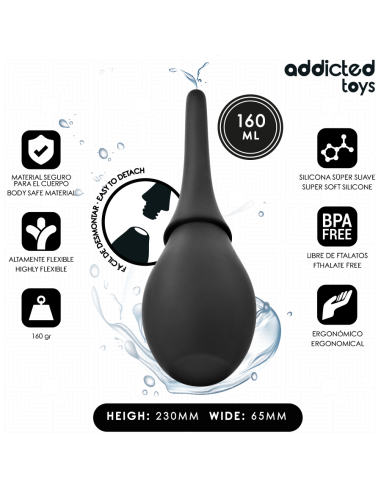 ADDICTED TOYS LIMPIADOR DE VIAJE SILICONA MODELO 3