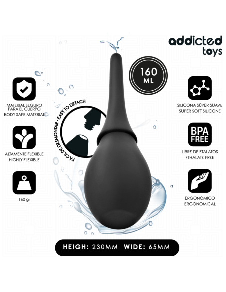 ADDICTED TOYS LIMPIADOR DE VIAJE SILICONA MODELO 3