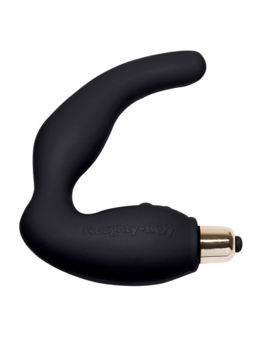ROCKS OFF NAUGHTY BOY MASAJEADOR DEL PUNTO G MASCULINO 7 V NEGRO