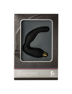 ROCKS OFF NAUGHTY BOY MASAJEADOR DEL PUNTO G MASCULINO 7 V NEGRO 2