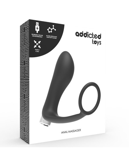 ADDICTED TOYS VIBRADOR PROSTATICO RECARGABLE MODEL 1 NEGRO ADDICTED TOYS VIBRADOR PROSTATICO RECARGABLE MODEL 1 NEGRO