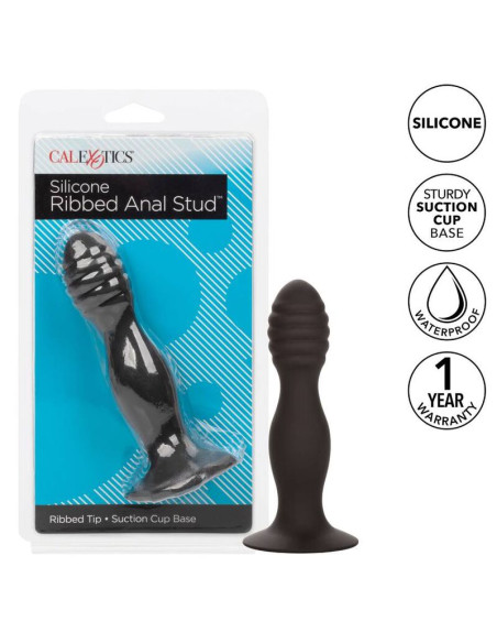 CALEXOTICS RIBBED ANAL STUD CALEXOTICS RIBBED ANAL STUD