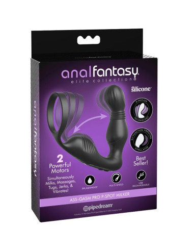 ANAL FANTASY ELITE COLLECTION MASAJEADOR PROSTATICO VIBRADOR RECARGABLE
