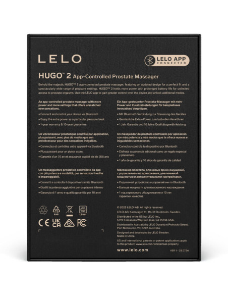 LELO HUGO 2 MASAJEADOR DE PROSTATA VERDE LELO HUGO 2 MASAJEADOR DE PROSTATA VERDE