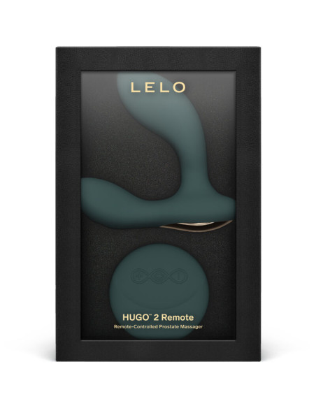 LELO HUGO 2 MASAJEADOR DE PROSTATA CONTROL REMOTO VERDE LELO HUGO 2 MASAJEADOR DE PROSTATA CONTROL REMOTO VERDE