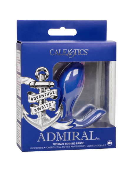 CALEXOTICS ADMIRAL RIMMING ESTIMULADOR VIBRADOR PROSTATA AZUL CALEXOTICS ADMIRAL RIMMING ESTIMULADOR VIBRADOR PROSTATA AZUL