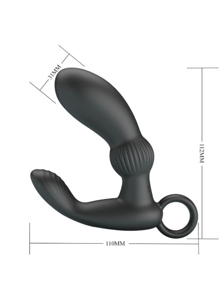 PRETTY LOVE CAYLA MASAJEADOR VIBRADOR ANAL NEGRO PRETTY LOVE CAYLA MASAJEADOR VIBRADOR ANAL NEGRO