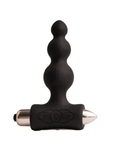 ROCKS OFF PETITE SENSATIONS BUBBLES PLUG ANAL VIBRADOR NEGRO
