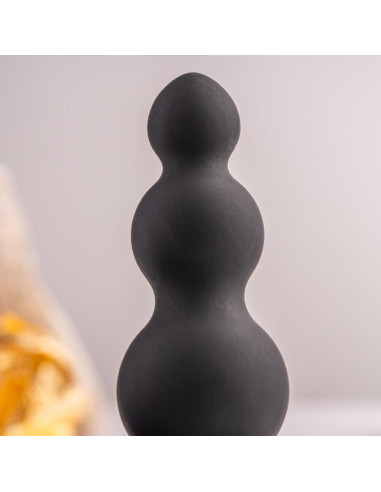 ROCKS OFF PETITE SENSATIONS BUBBLES PLUG ANAL VIBRADOR NEGRO