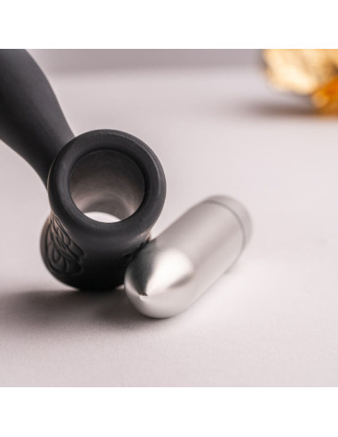 ROCKS OFF PETITE SENSATIONS TEAZER PLUG ANAL VIBRADOR NEGRO