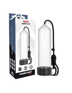 PUMP ADDICTED BOMBA ERECCION RX5 TRANSPARENTE