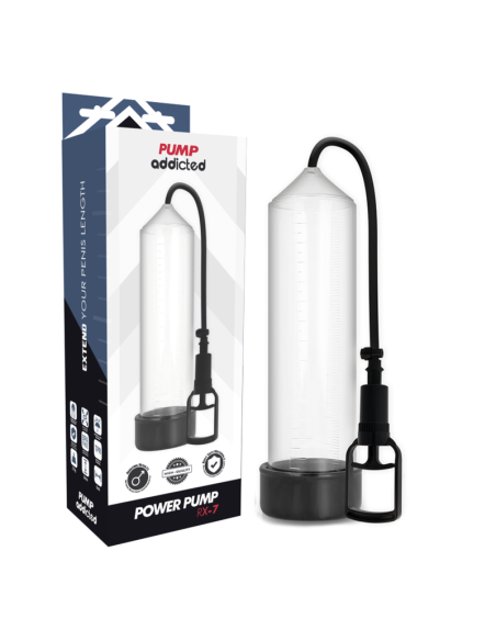 PUMP ADDICTED BOMBA ERECCION RX7 TRANSPARENTE