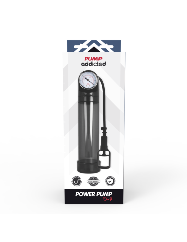 PUMP ADDICTED BOMBA ERECCION RX9 TRANSPARENTE