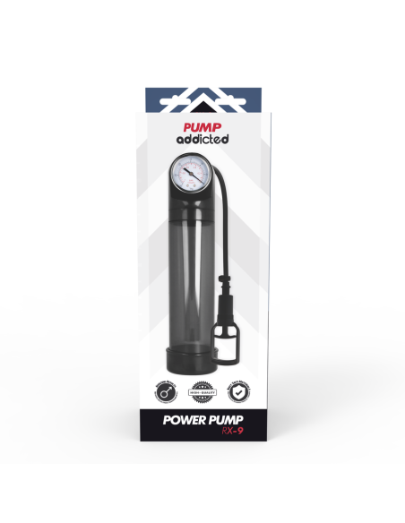 PUMP ADDICTED BOMBA ERECCION RX9 TRANSPARENTE PUMP ADDICTED BOMBA ERECCION RX9 TRANSPARENTE