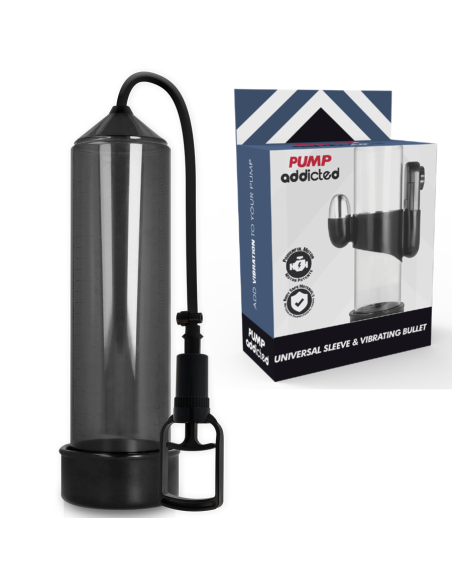 PUMP ADDICTED BOMBA ERECCION RX7 NEGRO CON VIBRADOR PUMP ADDICTED BOMBA ERECCION RX7 NEGRO CON VIBRADOR
