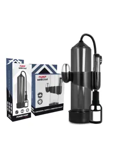 PUMP ADDICTED BOMBA ERECCION RX7 NEGRO CON VIBRADOR 2