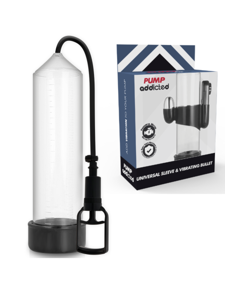PUMP ADDICTED BOMBA ERECCION RX7 TRANSPARENTE CON VIBRADOR PUMP ADDICTED BOMBA ERECCION RX7 TRANSPARENTE CON VIBRADOR