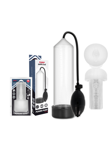 PUMP ADDICTED RX3 BOMBA ERECCION CLEAR CON MASTURBADOR