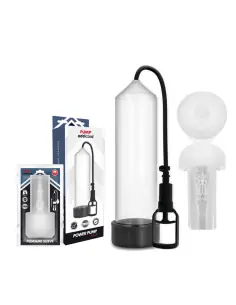 PUMP ADDICTED BOMBA ERECCION RX7 TRANSPARENTE CON MASTURBADOR 2