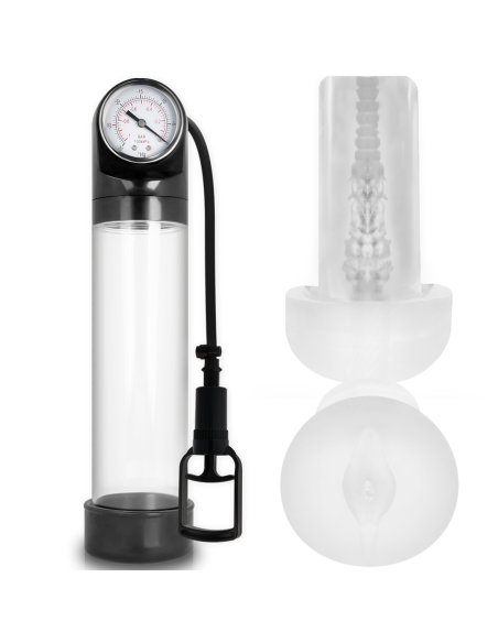 PUMP ADDICTED BOMBA ERECCION RX9 TRANSPARENTE CON MASTURBADOR PUMP ADDICTED BOMBA ERECCION RX9 TRANSPARENTE CON MASTURBADOR