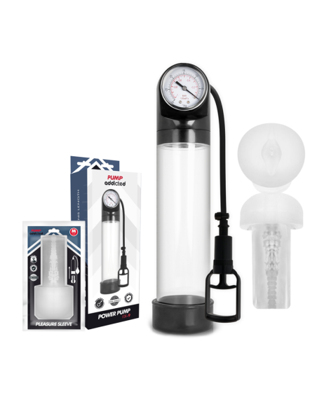 PUMP ADDICTED BOMBA ERECCION RX9 TRANSPARENTE CON MASTURBADOR PUMP ADDICTED BOMBA ERECCION RX9 TRANSPARENTE CON MASTURBADOR