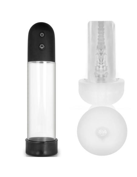 PUMP ADDICTED BOMBA ERECCION RX11 AUTOMATICA CON MASTURBADOR