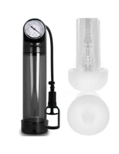 PUMP ADDICTED BOMBA ERECCION RX9 NEGRO CON MASTURBADOR