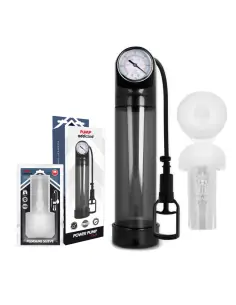 PUMP ADDICTED BOMBA ERECCION RX9 NEGRO CON MASTURBADOR 2