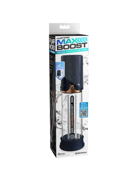 PUMP WORX BOMBA DE ERECCION MAX BOOST AZUL