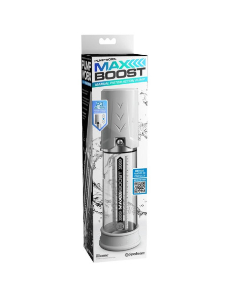 PUMP WORX BOMBA DE ERECCION MAX BOOST BLANCO PUMP WORX BOMBA DE ERECCION MAX BOOST BLANCO