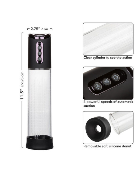 CALEXOTICS PEAK BOMBA ONDAS ESTIMULADORASA 4 VELOCIDADES NEGRO CALEXOTICS PEAK BOMBA ONDAS ESTIMULADORASA 4 VELOCIDADES NEGRO