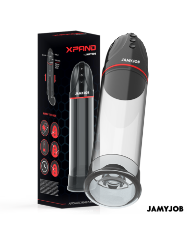 JAMYJOB XPAND BOMBA AUTOMATICA 3 NIVELES DE ONDAS ESTIMULADORAS GRIS
