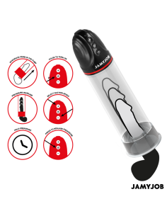 JAMYJOB XPAND BOMBA AUTOMATICA 3 NIVELES DE ONDAS ESTIMULADORAS GRIS 2