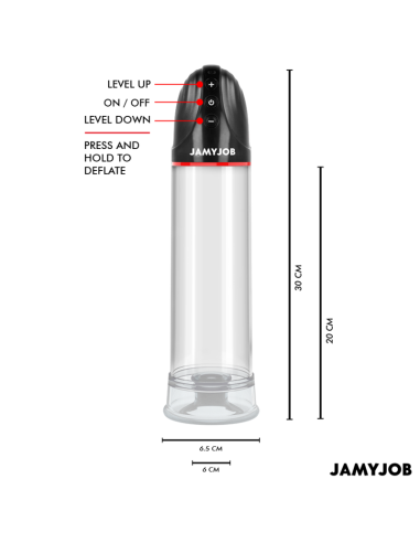 JAMYJOB XPAND BOMBA AUTOMATICA 3 NIVELES DE ONDAS ESTIMULADORAS GRIS