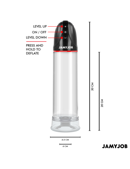 JAMYJOB XPAND BOMBA AUTOMATICA 3 NIVELES DE ONDAS ESTIMULADORAS GRIS JAMYJOB XPAND BOMBA AUTOMATICA 3 NIVELES DE ONDAS ESTIMULADORAS GRIS